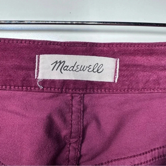 Madewell Stretch Velvet Edition 10” High-Rise Skinny Jeans Size 28 - Picture 6 of 15